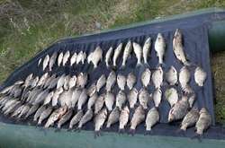 Чоловік за допомогою сіток здійснив незаконний вилов риби