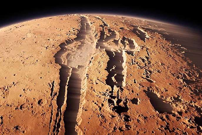 Науковці знайшли ідеальне місце для життя колоністів на Марсі