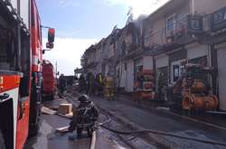  На Одещині сталася пожежа на території ринку «7 кілометр» 