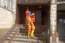 Рятувальники дезінфікують лише під'їзди, сходові клітини, ліфтові шахти, оглядові майданчики будинку, а також вхідні двері квартир 