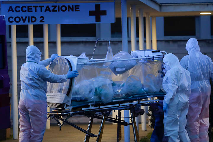 В Італії знову зросла смертність від коронавірусу