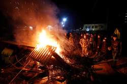 Суд оштрафовал участников протеста в Новых Санжарах