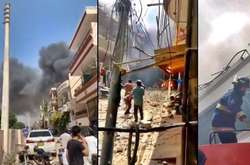 Опубліковане відео з місця авіакатастрофи у Пакистані: літак впав на житлові будинки 