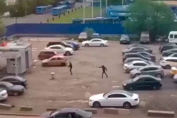 У Москві сталася перестрілка у дворі житлового комплексу (відео)