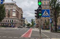 У Києві з’явились велосипедні світлофори (фото)