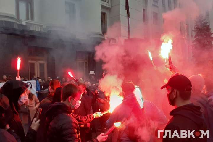 Справа Шеремета: під Офісом Зеленського проходить акція протесту (фото)