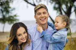 Владимир Остапчук с женой и детьми