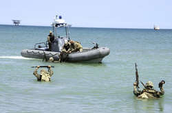 Учасники навчань відпрацьовували питання відбиття морського десанту противника, звільнення та взяття під контроль важливих об’єктів інфраструктури