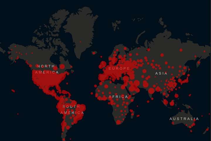 Пандемія Covid-19: кількість інфікованих у світі перевищила 7 млн