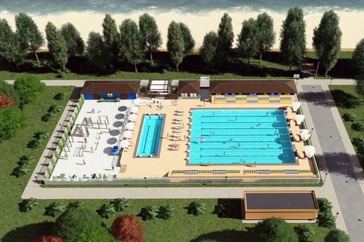 Відома школа плавання хоче побудувати в Броварах басейн під відкритим небом (фото)