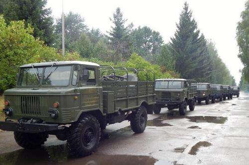 ОБСЄ побачила вантажівки у лісі біля кордону з Росією