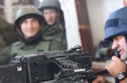 У жовтні 2014 року було оприлюднено відеозапис, де російський актор Михайло Пореченков разом із бойовиками відкрив вогонь у бік Донецького аеропорту, який утримували українські захисники