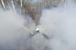 На Трухановому острові сталася серйозна пожежа