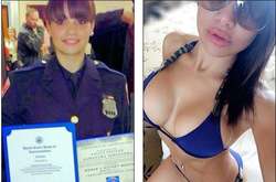 Двойной агент: девушка работает в полиции и рекламирует нижнее белье (фото)