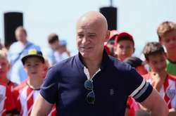 Труханов відкрив велопішохідну естакаду в Одесі (фото)