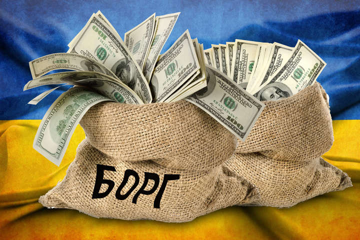 Валовий зовнішній борг України у першому кварталі знизився на $1,4 млрд