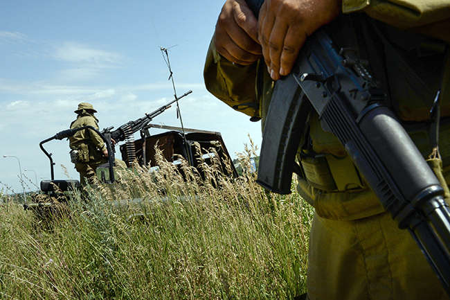 Окупанти стріляли із забороненої зброї біля Кримського 