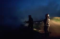 Пожежа на сміттєзвалищі виникла вночі