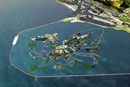 Біля Британії планують побудувати острів у формі дракона для генерації електроенергії