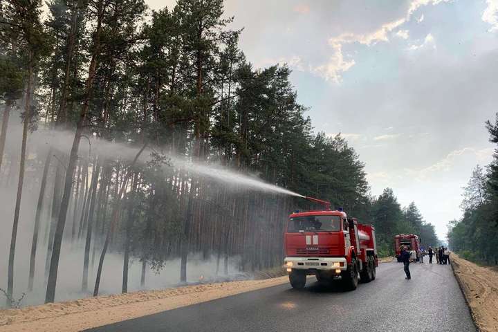 Лісова пожежа на Луганщині вже забрала життя щонайменше п’ятьох людей 