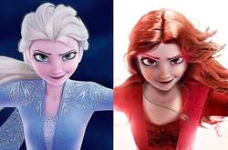 Персонажей «Холодного сердца» нарисовали в костюмах супергероев Marvel (фото)