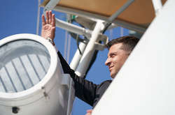 Президент Володимир Зеленський під час робочої поїздки до Одеської області