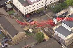 У Лондоні на житлові будинки впав будівельний кран