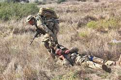 Раненых военных оперативно доставили в лечебные учреждения