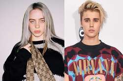 Американские поп-звезды Билли Айлиш и Джстин Бибер
