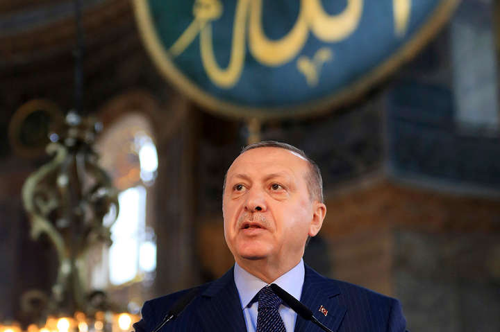 Ердоган відповів на критику щодо зміни статусу собору Святої Софії