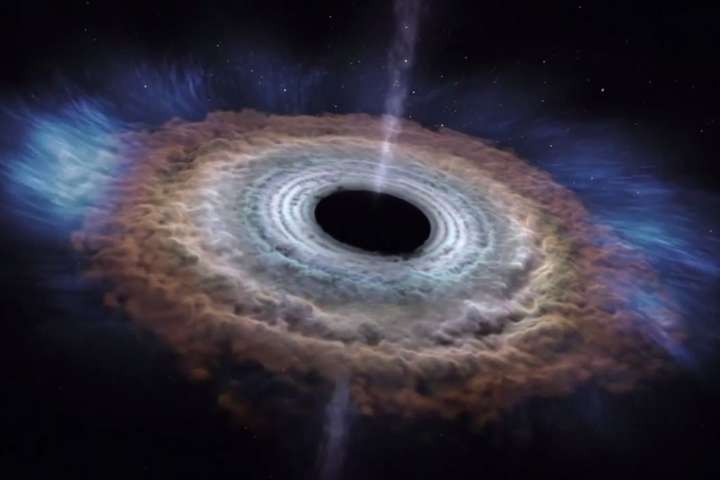 Вперше астрономи спостерігали «мерехтіння» чорної діри