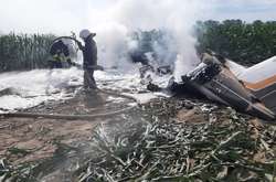 Легкомоторний літак  впав у Макарівському районі 