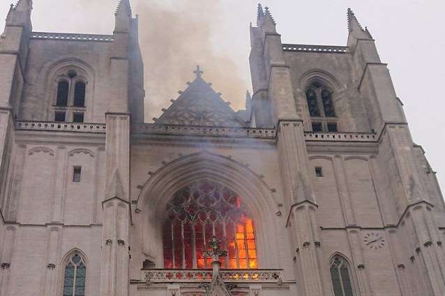 Внаслідок пожежі в соборі у Нанті, повністю знищено орган