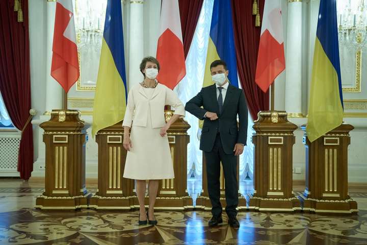 Встреча президентов Украины и Швейцарии: фоторепортаж