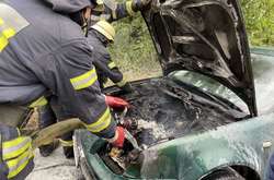 На місці було задіяно 2 одиниці основної пожежно-рятувальної техніки, а також 10 чоловік особового складу