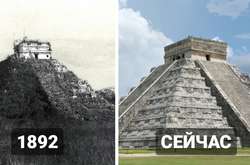 Фото древних шедевров архитектуры до того, как им придали туристический вид, и сейчас