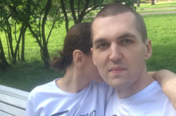   Олександр Юшко зі своєю дружиною   Мариною Кохал    