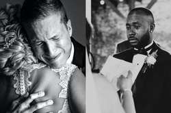 Женихи впервые увидели невесту в свадебном платье и не сумели сдержать эмоции (фото)