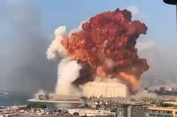 Момент потужного вибуху у порту Бейрута потрапив на відео