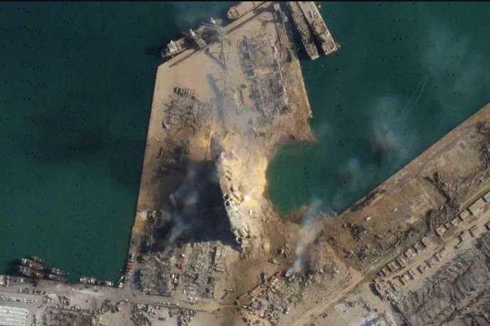 Зруйнований Бейрут: з’явилося відео з висоти пташиного польоту та супутникові знімки