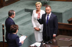 Переобраний на другий термін на посаду президента Польщі Анджей Дуда склав присягу