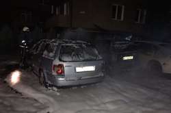 Вогнем знищено автомобілі Volkswagen Passat та Smart 