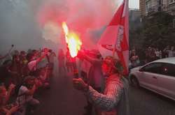 Полиция задерживает участников акции солидарности под посольством Беларуси в Киеве (фото, видео)