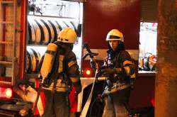 На місці пожежі працювали десять вогнеборців