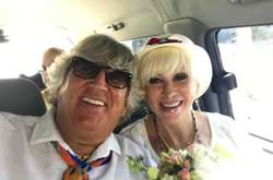 Валентина Легкоступова з чоловіком 