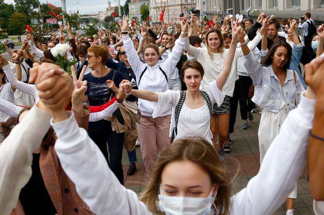 У МВС Білорусі заперечують затримання мітингувальників у Мінську 16 серпня