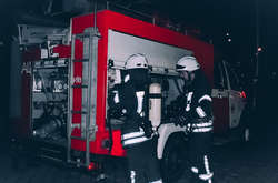 На місці пожежі працювали 13 рятувальників