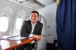 Володимир Зеленський користується літаком під час робочих поїздок 