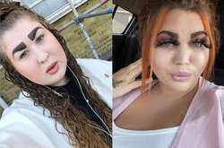 Фото щедро накрашенных дам, которых сильно подвели их бровки