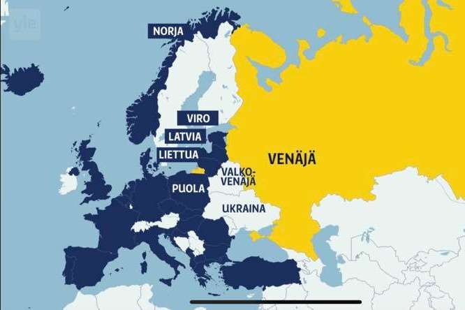 Фінський телеканал опублікувало карту з «російським» Кримом 